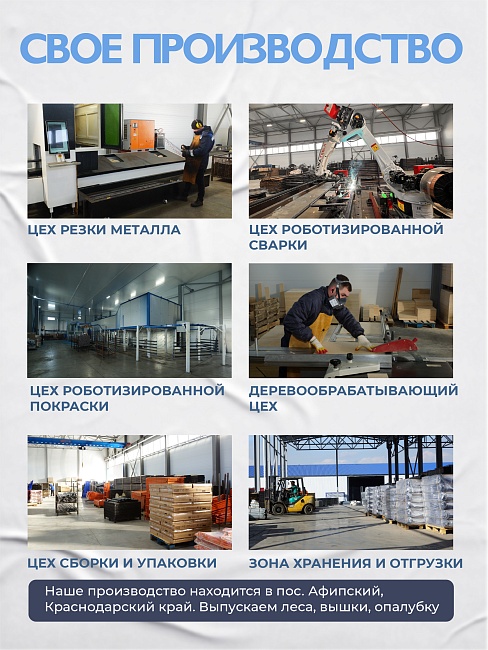 Вышка-тура TeaM ВСП 1.6х2.0, 19.6 м фото 9