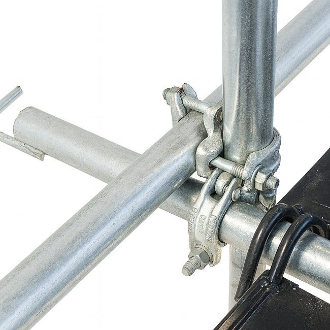 Поперечина к стене для хомутовых лесов оцинкованная 2,5 м (комплект 5 шт.) фото 2