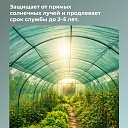 Сетка затеняющая Промышленник зеленая 50% 3х10 м фото 7