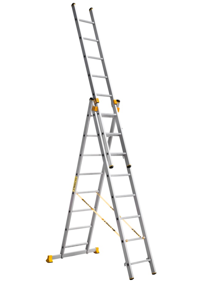 Лестница трехсекционная Alumet Ал 9308 фото 1